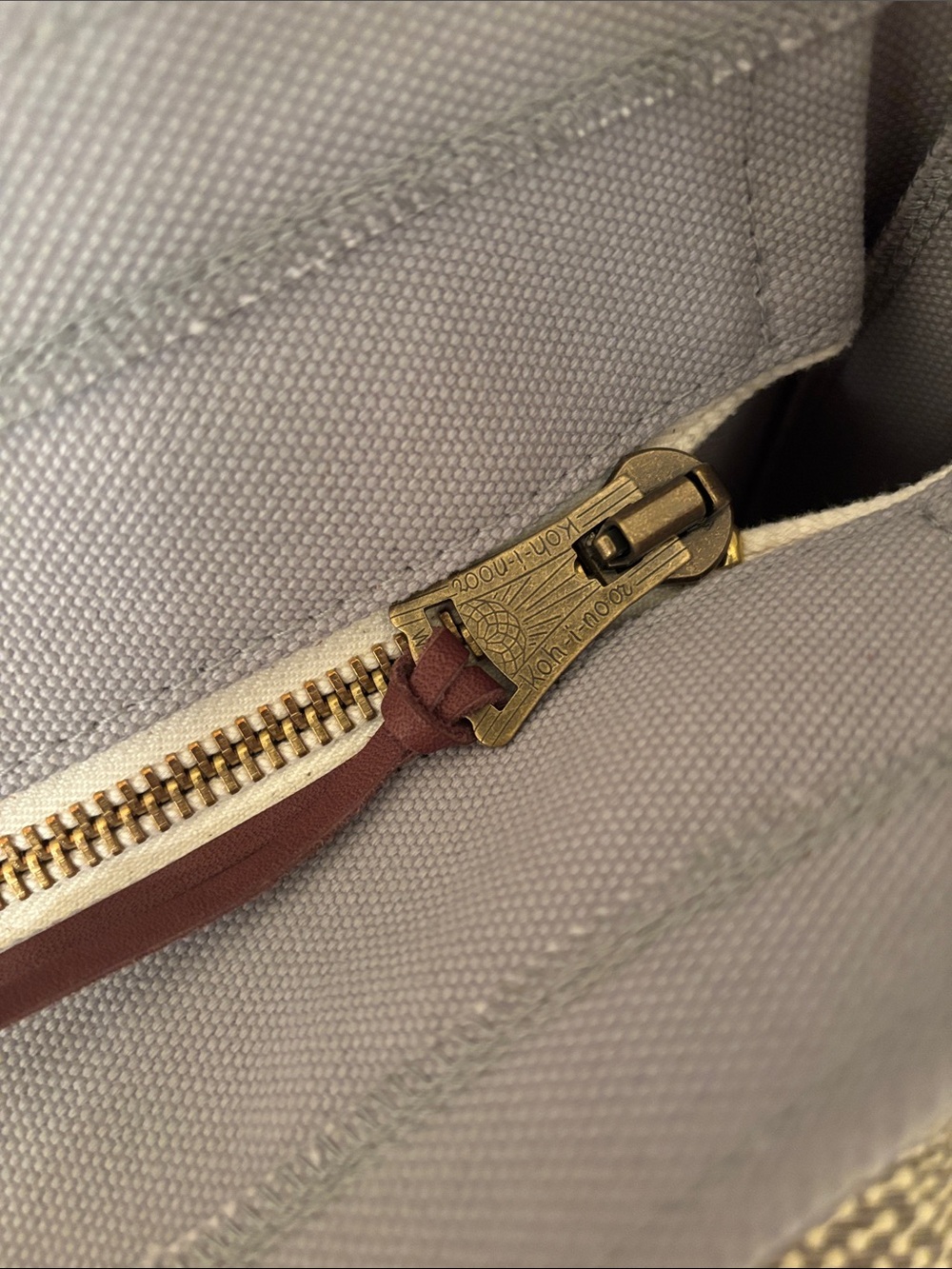 The Superior Labor Japan TSL Engineer Tote Bag Leather Detail Canvas for Planner - Picture 4 of 16